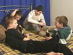 SMOOTH YOUNG BOYS HAVING GROUPSEX